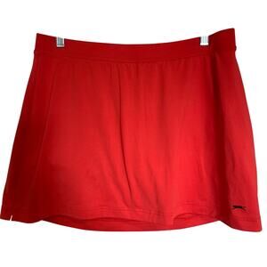 Slazenger golf skort size LG 10-12 Red/orange